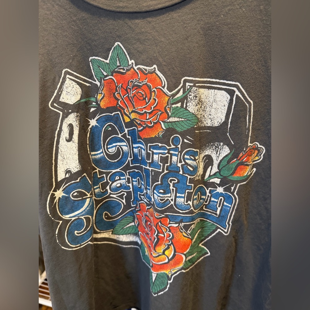NWOT Daydreamer Chris Stapleton Horseshoe Tee - Picture 6 of 9